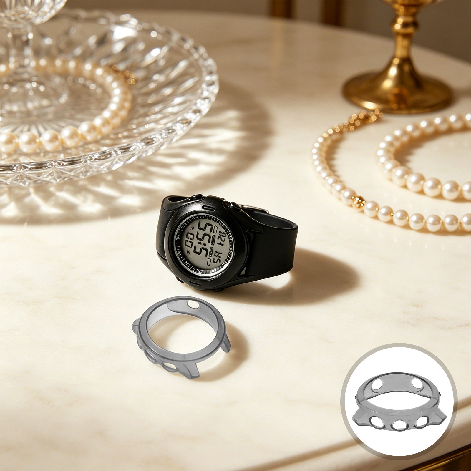 Watch Case Bumper - เคสป้องกันนาฬิกากีฬา TPU 3 ชิ้น แบบสั่งทำพิเศษ ป้องกันแรงกระแทก