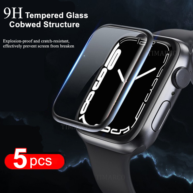 Watch Case Bumper - ฟิล์มนิรภัยแบบเต็มจอสำหรับนาฬิกา Apple 45มม. 44มม. 41มม. 38มม.