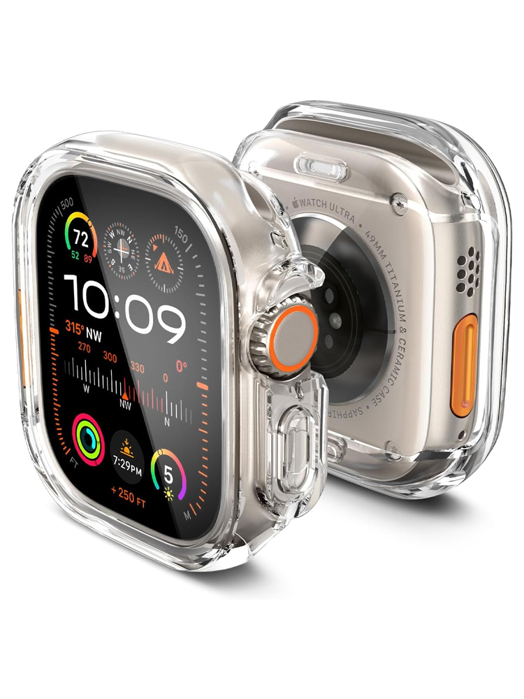 Apple Smartwatch Accessories - เคสสำหรับแอปเปิ้ลวอทช์อัลตร้า 3 2 49 มม. ตัวป้องกันหน้าจอ