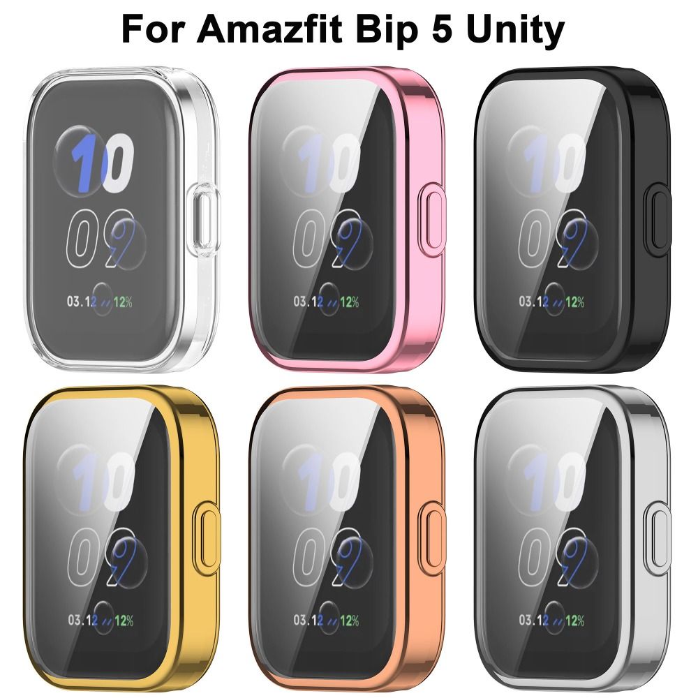 Amazfit Smartwatch Accessories - เคส TPU แบบเต็มตัว ป้องกันรอยขีดข่วน ฟิล์มกันรอยหน้าจอ อุปกรณ์เสริมสมาร์ทวอทช์