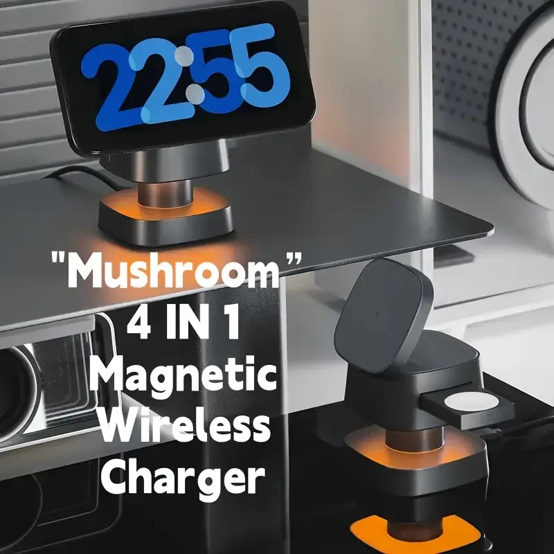 Watch Charger Cable - แท่นชาร์จไร้สายแม่เหล็ก 3 in 1 สำหรับ iPhone