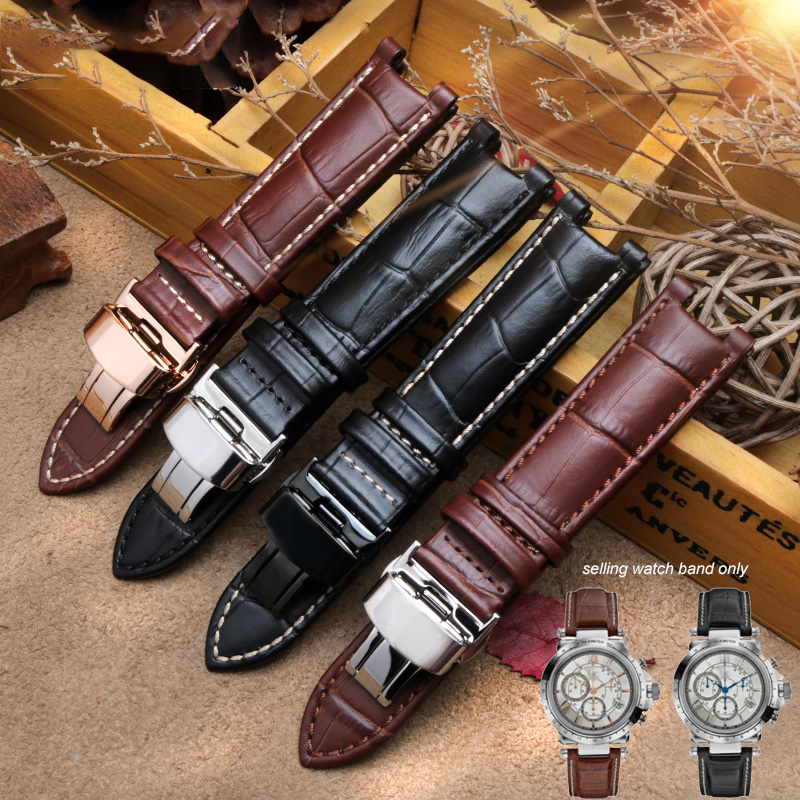 Smartwatch Guess - สำหรับ GC เดา pasha W3108/HPI004สายนาฬิกาหนังแท้20*11มม. 20*12มม.