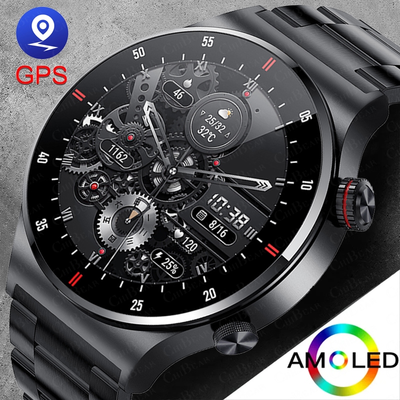 Smartwatch Instagram - 2026 ใหม่เครื่องตรวจสุขภาพ ECG สมาร์ทวอทช์ผู้ชายแบบเต็มหน้าจอ NFC บลูทูธ
