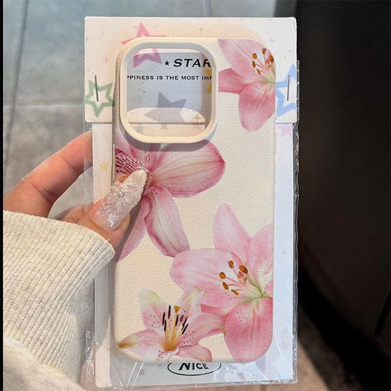 Samsung Galaxy S24 - เคสโทรศัพท์ลายลิ้นจี่สีชมพู สำหรับ Samsung Galaxy S25 Ultra