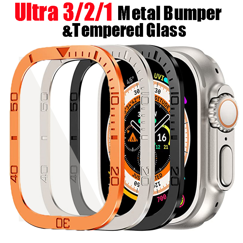 Watch Case Bumper - ฟิล์มกันรอยหน้าจอสำหรับ Apple Watch Ultra 49 มม.