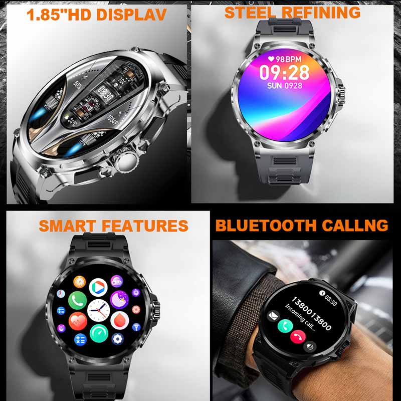 North EDGE 1.85 'HD นาฬิกาอัจฉ - Smartwatch Instagram บทวิจารณ์และราคา