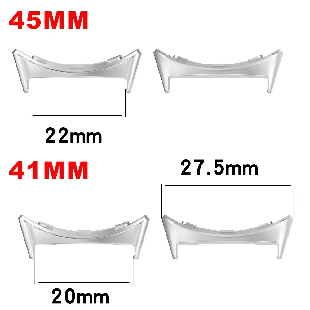 2pcs สายนาฬิกาอะแดปเตอร์สําหรั - Smartwatch Straps & Accessories บทวิจารณ์และราคา