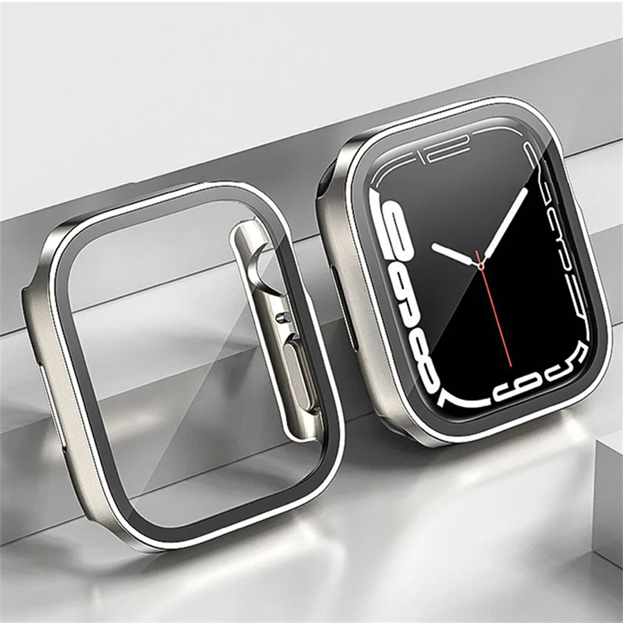 แก้ว + ฝาครอบสําหรับ Apple Wat - Apple Smartwatch Accessories บทวิจารณ์และราคา