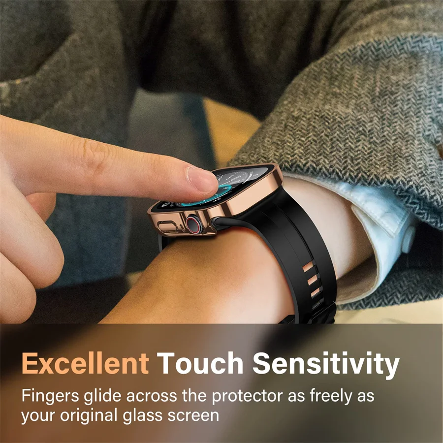 แก้ว + ฝาครอบสําหรับ Apple Wat - Apple Smartwatch Accessories บทวิจารณ์และราคา