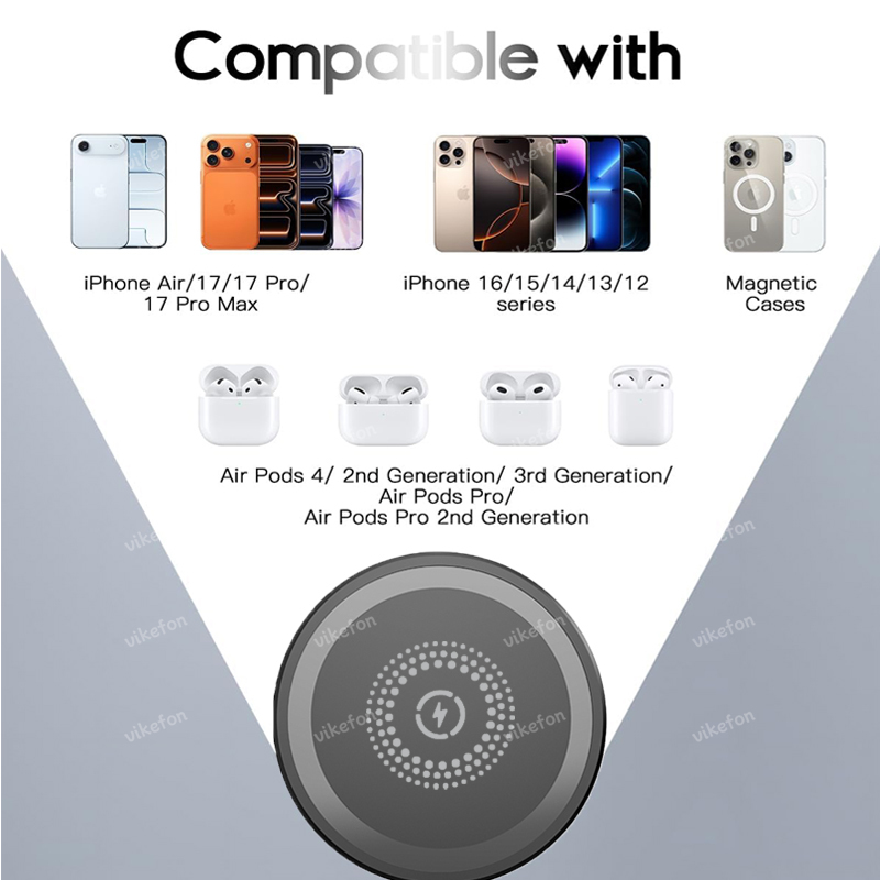 แท่นชาร์จไร้สายแม่เหล็ก 3 in 1 - Wireless Charger Watch บทวิจารณ์และราคา