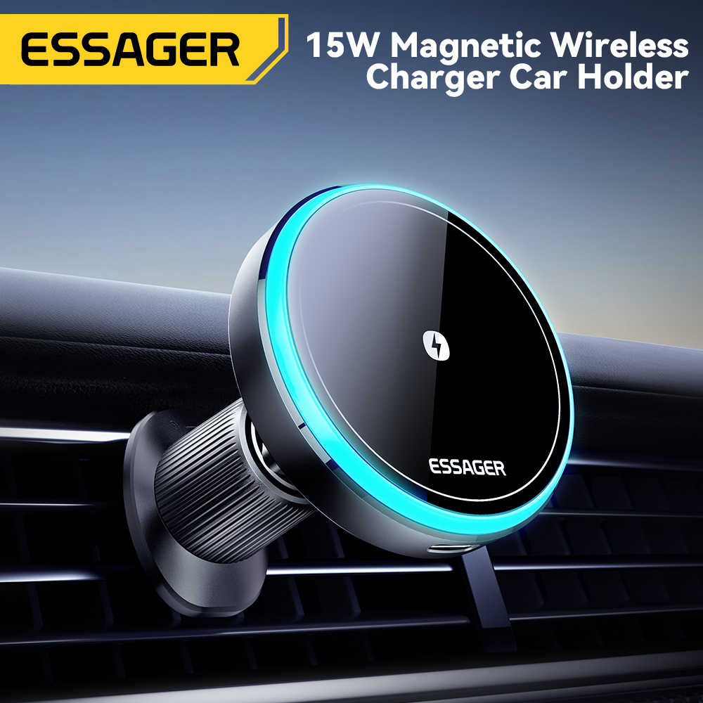 ที่วางโทรศัพท์ในรถยนต์แบบไร้สา - Magnetic Charging Stand บทวิจารณ์และราคา