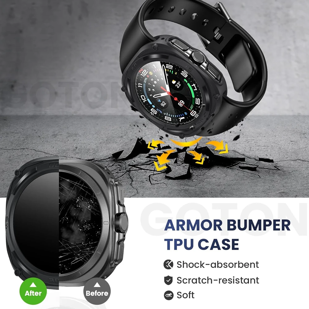 แก้ว + ฝาครอบสําหรับ Samsung G - Watch Case Bumper บทวิจารณ์และราคา