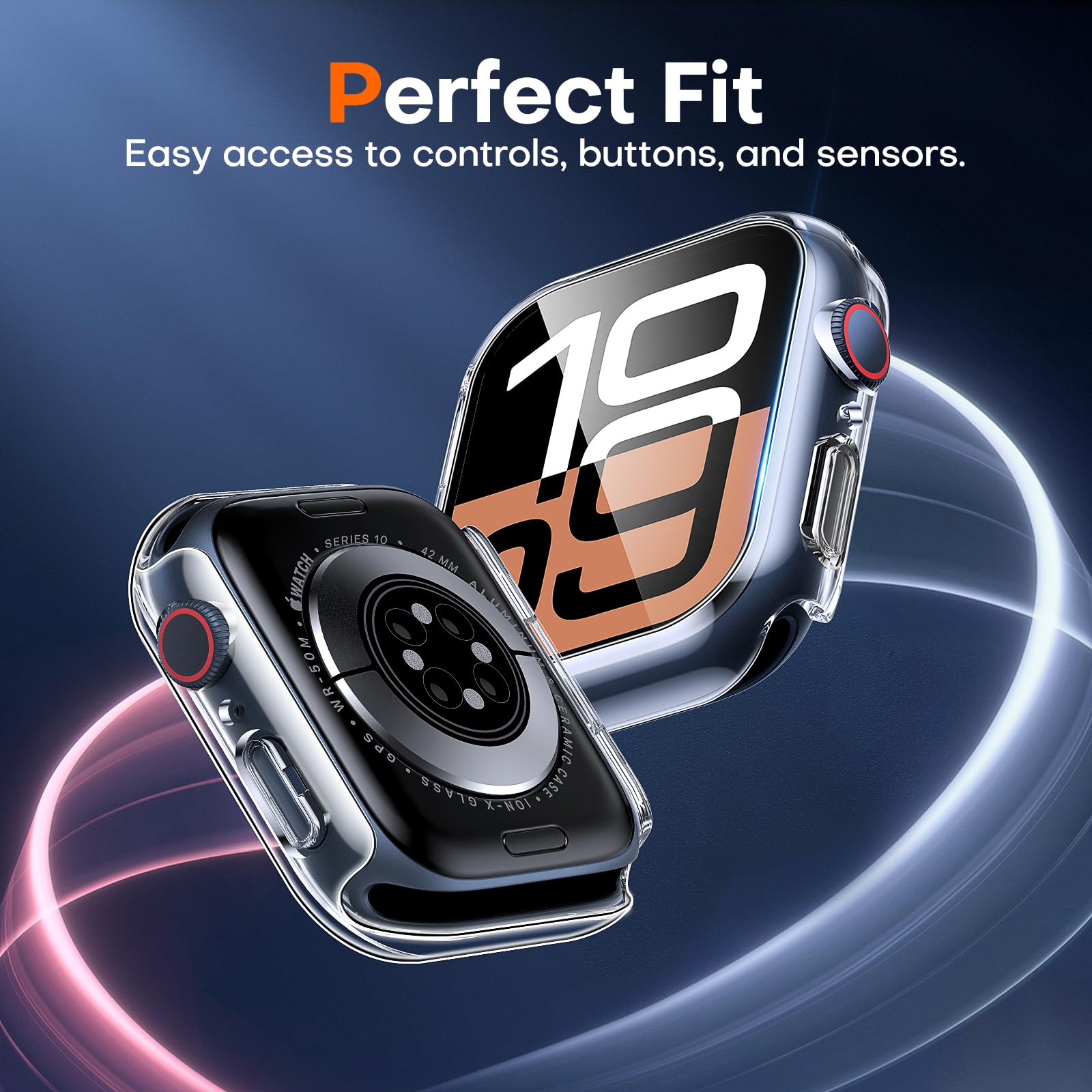 2 ชิ้นกระจกนิรภัยสำหรับแอปเปิ้ - Watch Case Bumper บทวิจารณ์และราคา