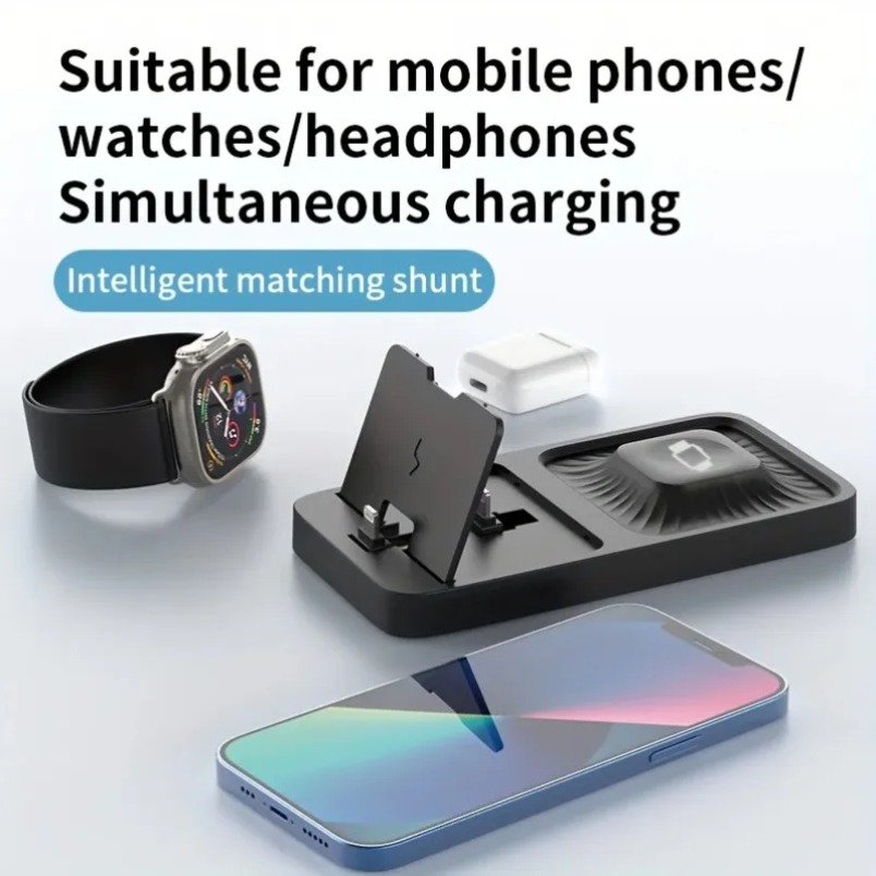 แท่นชาร์จไร้สาย 3 in 1 สำหรับ  - Wireless Charger Watch บทวิจารณ์และราคา