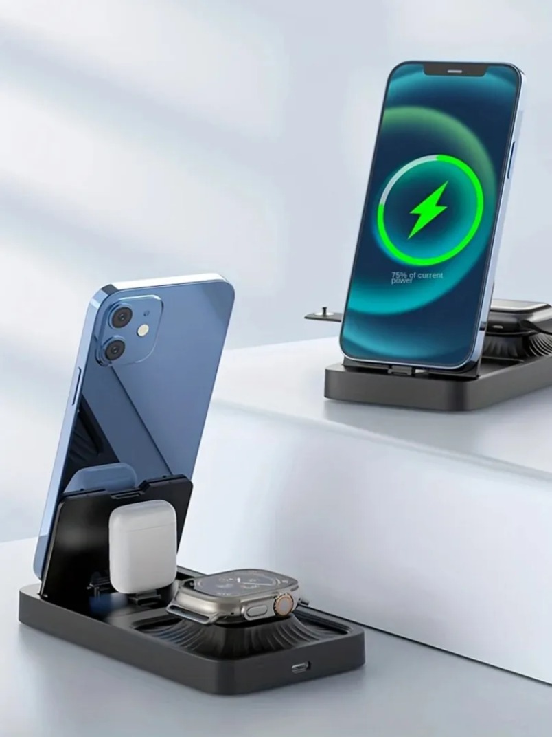 แท่นชาร์จไร้สาย 3 in 1 สำหรับ  - Wireless Charger Watch บทวิจารณ์และราคา