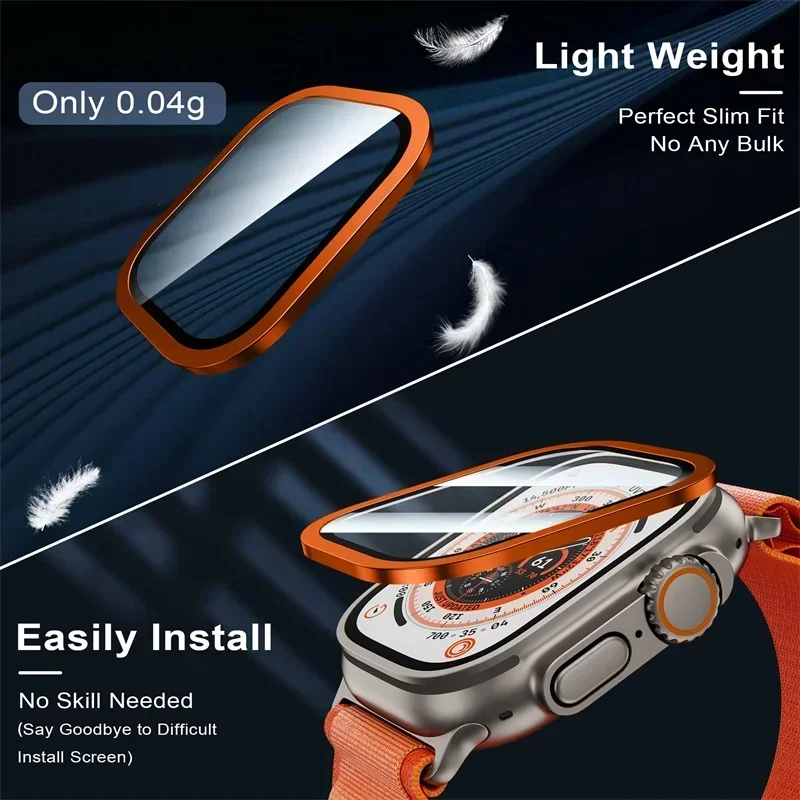 2PCS กระจกนิรภัยสําหรับ Apple  - Apple Smartwatch Accessories บทวิจารณ์และราคา