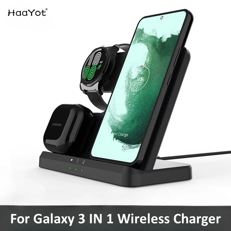 เครื่องชาร์จ 3 ใน 1 สำหรับซัมซ - Wireless Charger Watch บทวิจารณ์และราคา