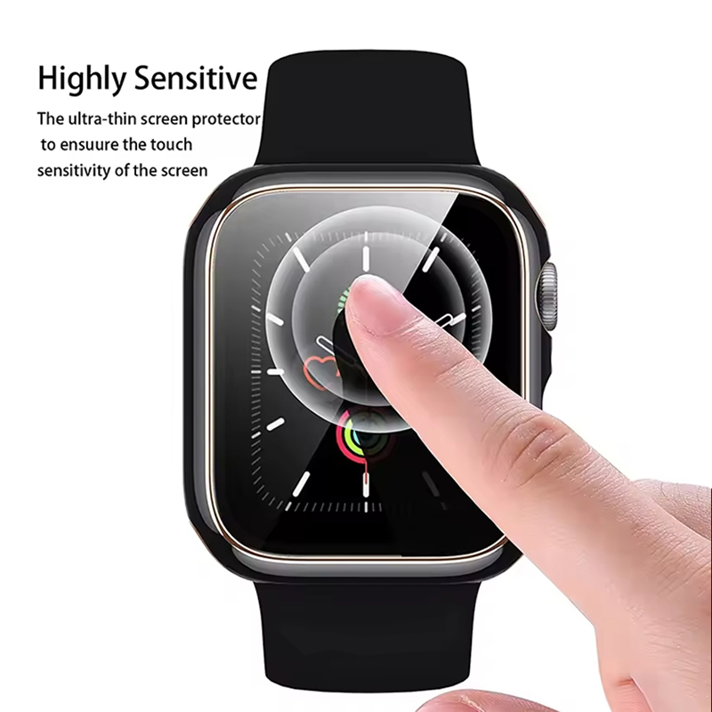 กระจกนิรภัย+ฝาครอบสำหรับแอปเปิ - Watch Case Bumper บทวิจารณ์และราคา