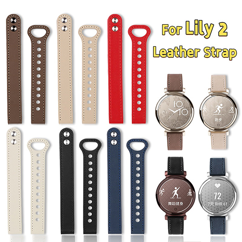 สายหนังแท้ขนาด 14 มม. สำหรับนา - Smartwatch Instagram บทวิจารณ์และราคา