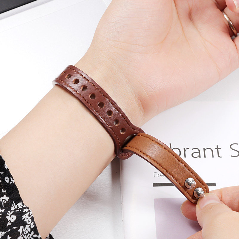 สายหนังแท้ขนาด 14 มม. สำหรับนา - Smartwatch Instagram บทวิจารณ์และราคา