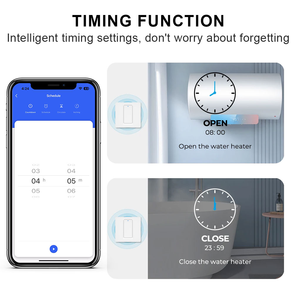 สวิตช์เครื่องทำน้ำอุ่นอัจฉริยะ - Smart Accessories บทวิจารณ์และราคา