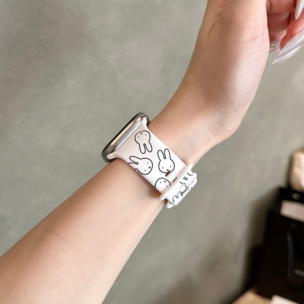 สายนาฬิกาการ์ตูนกระต่ายมิฟฟี่น - Apple Smartwatch Accessories บทวิจารณ์และราคา