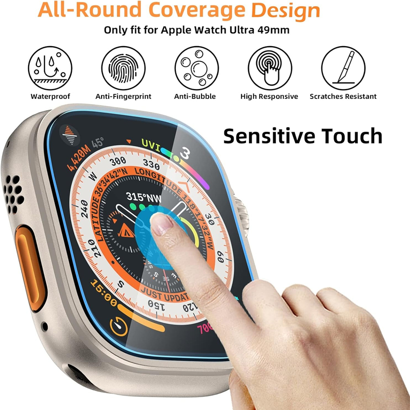กระจกนิรภัยสำหรับนาฬิกา Apple  - Watch Case Bumper บทวิจารณ์และราคา