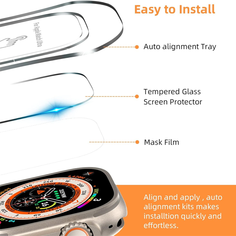 กระจกนิรภัยสำหรับนาฬิกา Apple  - Watch Case Bumper บทวิจารณ์และราคา