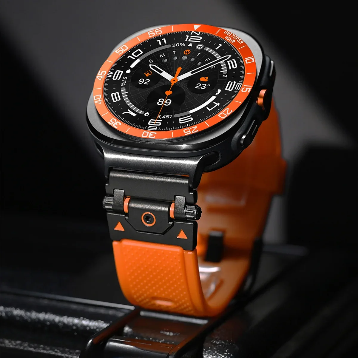ฝาครอบโลหะ BEZEL แหวนสําหรับ S - Android Smartwatch Accessories บทวิจารณ์และราคา
