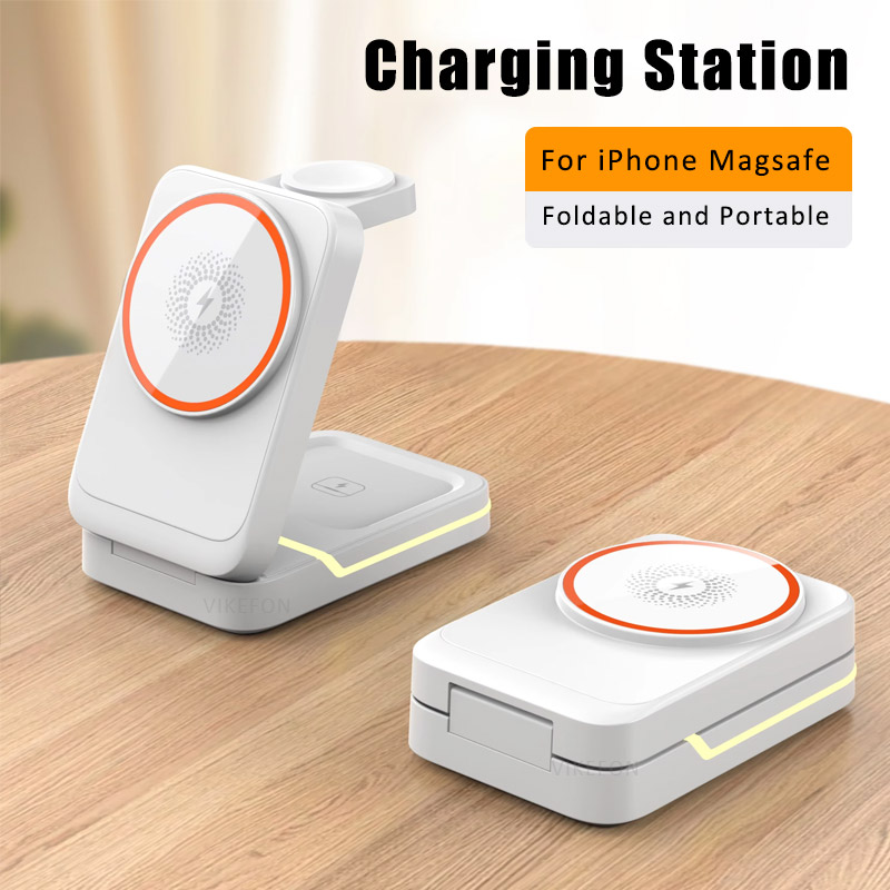 แท่นชาร์จไร้สายแบบพับได้ 3 in  - Wireless Charger Watch บทวิจารณ์และราคา