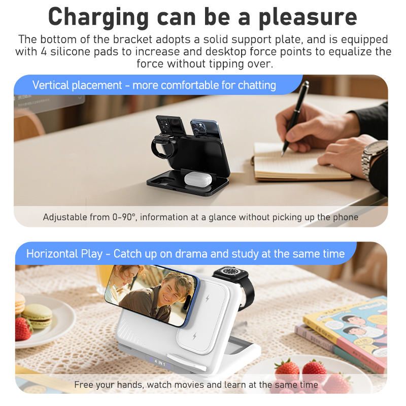 แท่นชาร์จไร้สายแบบแม่เหล็ก 4 i - Wireless Charger Watch บทวิจารณ์และราคา