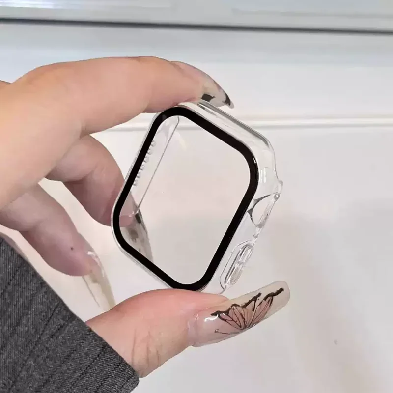 กระจก + กรณีสำหรับแอปเปิ้ลวอทช - Apple Smartwatch Accessories บทวิจารณ์และราคา