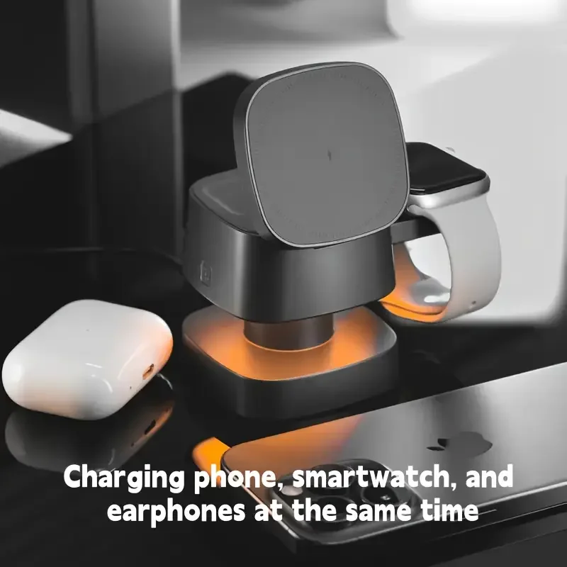 แท่นชาร์จไร้สายแม่เหล็ก 3 in 1 - Watch Charger Cable บทวิจารณ์และราคา