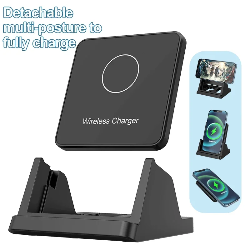 แท่นชาร์จไร้สายแบบตั้งโต๊ะ บาง - Wireless Charger Watch บทวิจารณ์และราคา