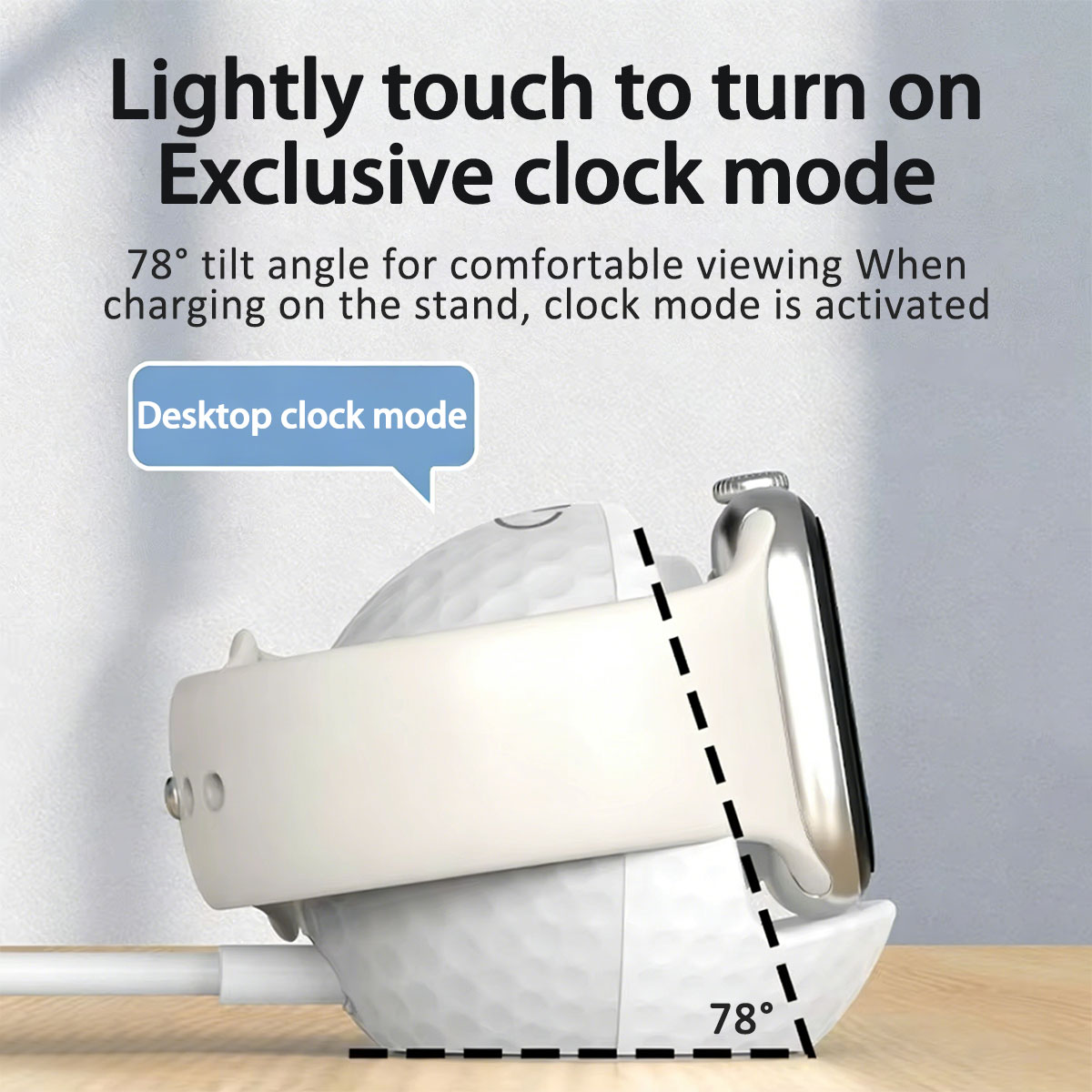 แท่นชาร์จไร้สายแบบพกพาพร้อมไฟ  - Magnetic Charging Stand บทวิจารณ์และราคา
