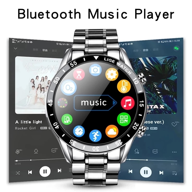 Lige นาฬิกาอัจฉริยะ2024ผู้ชาย, - Smartwatch Instagram บทวิจารณ์และราคา