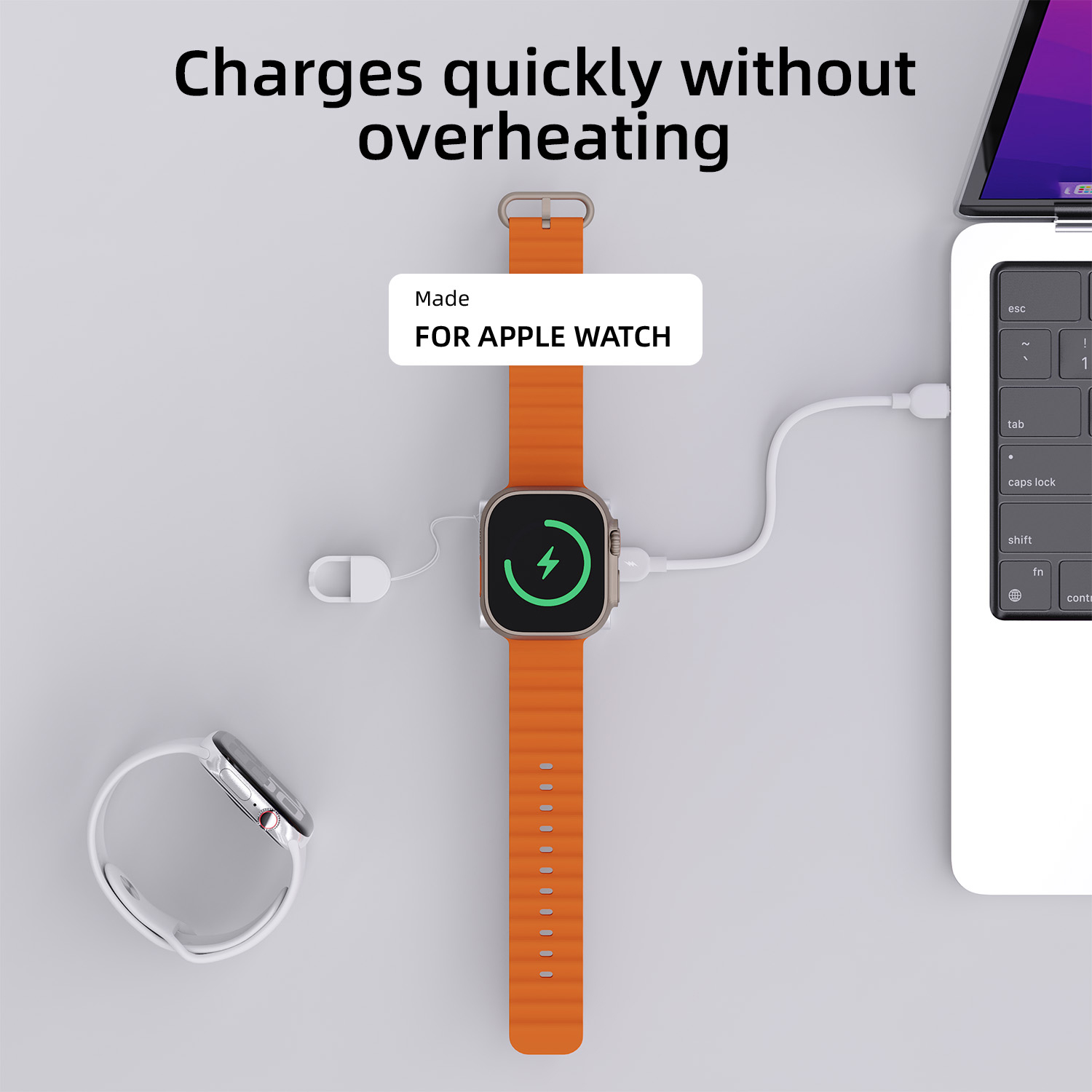 โบโนลาเครื่องชาร์จไร้สายแบบแม่ - Watch Charger Cable บทวิจารณ์และราคา
