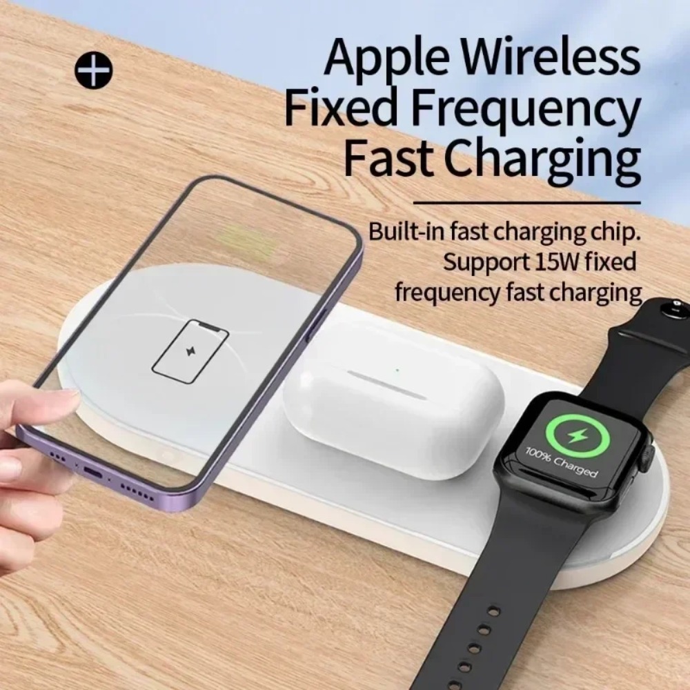 แท่นชาร์จไร้สาย 3-in-1 แท่นชาร - Watch Charger Cable บทวิจารณ์และราคา