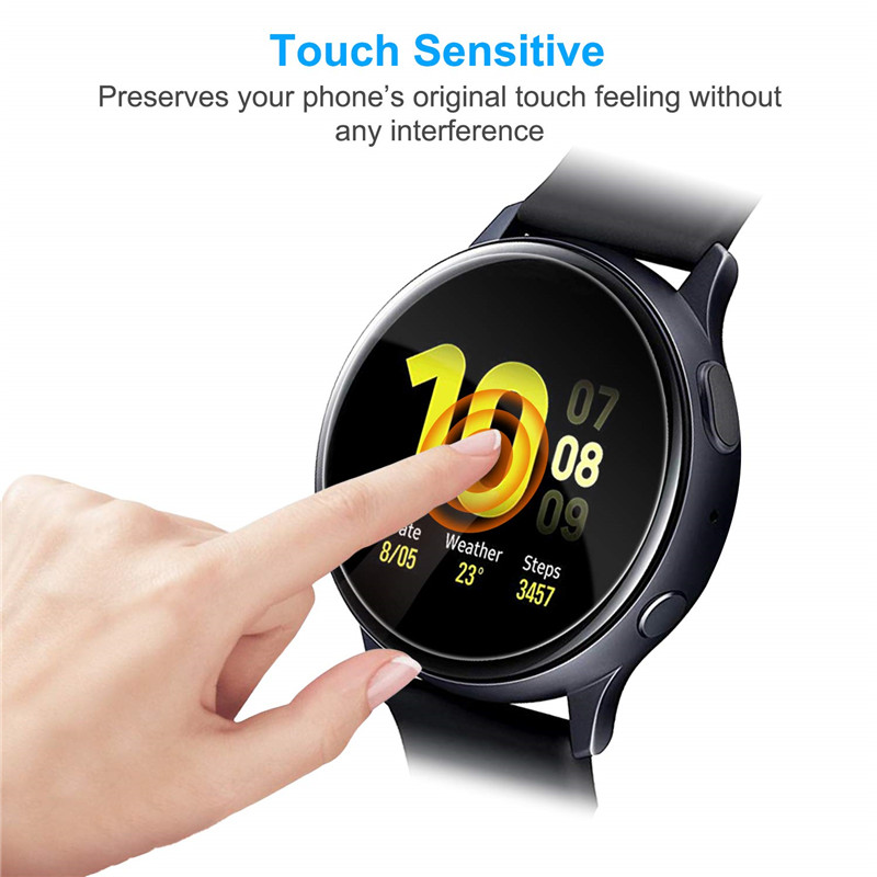 ฟิล์มป้องกันเต็มรูปแบบ2ชิ้นสำห - Watch Case Bumper บทวิจารณ์และราคา