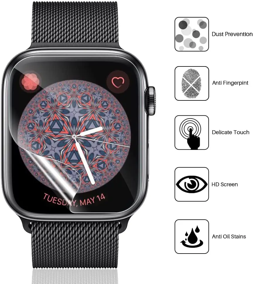 ป้องกันหน้าจอสําหรับ Apple Wat - Watch Case Bumper บทวิจารณ์และราคา