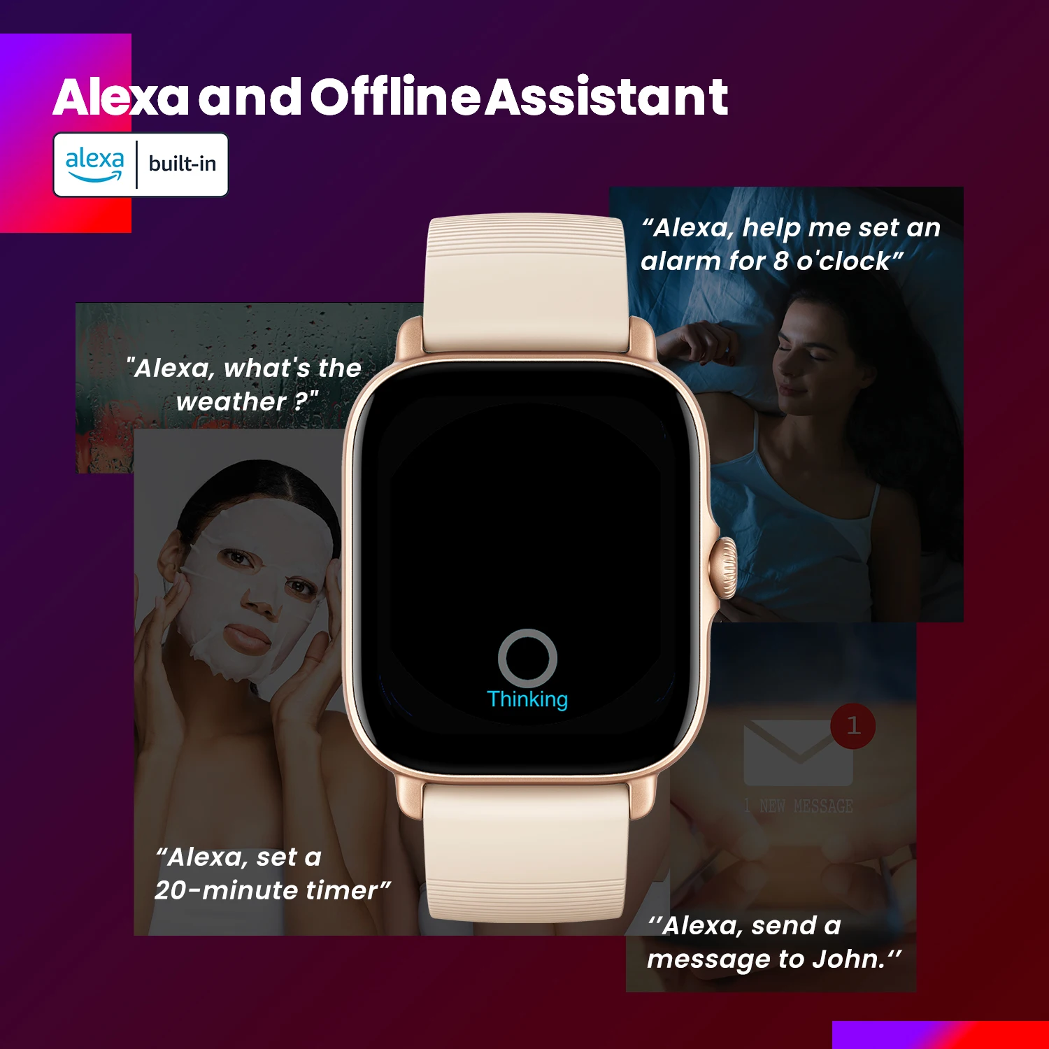 สมาร์ทวอทช์ Amazfit GTS 3 กันน - Smartwatch Instagram บทวิจารณ์และราคา