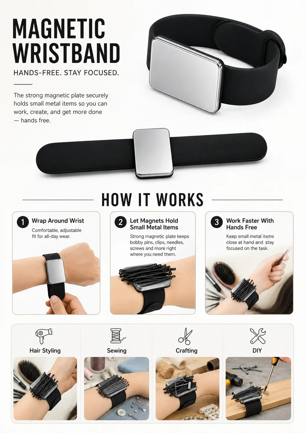 สายนาฬิกาข้อมือแม่เหล็ก, สายรั - Smartwatch Straps & Accessories บทวิจารณ์และราคา