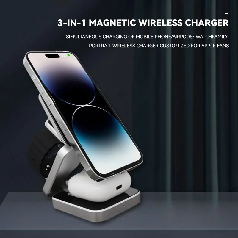 แท่นชาร์จไร้สายระบบแม่เหล็ก30W - Wireless Charger Watch บทวิจารณ์และราคา